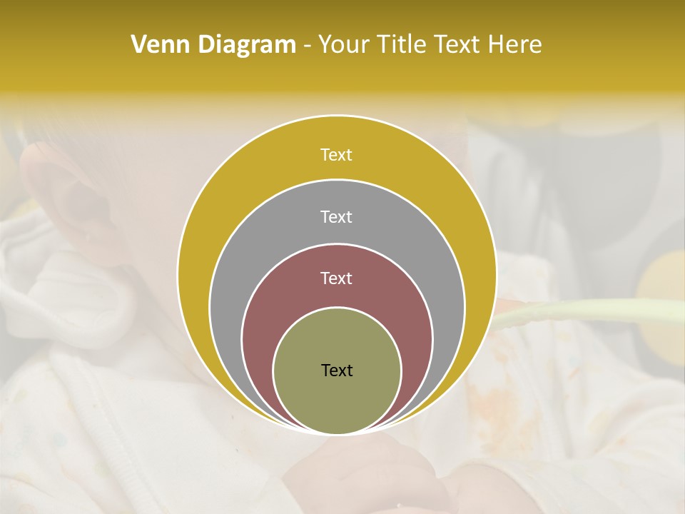 Sweet Potatoe Chips Donut PowerPoint Template