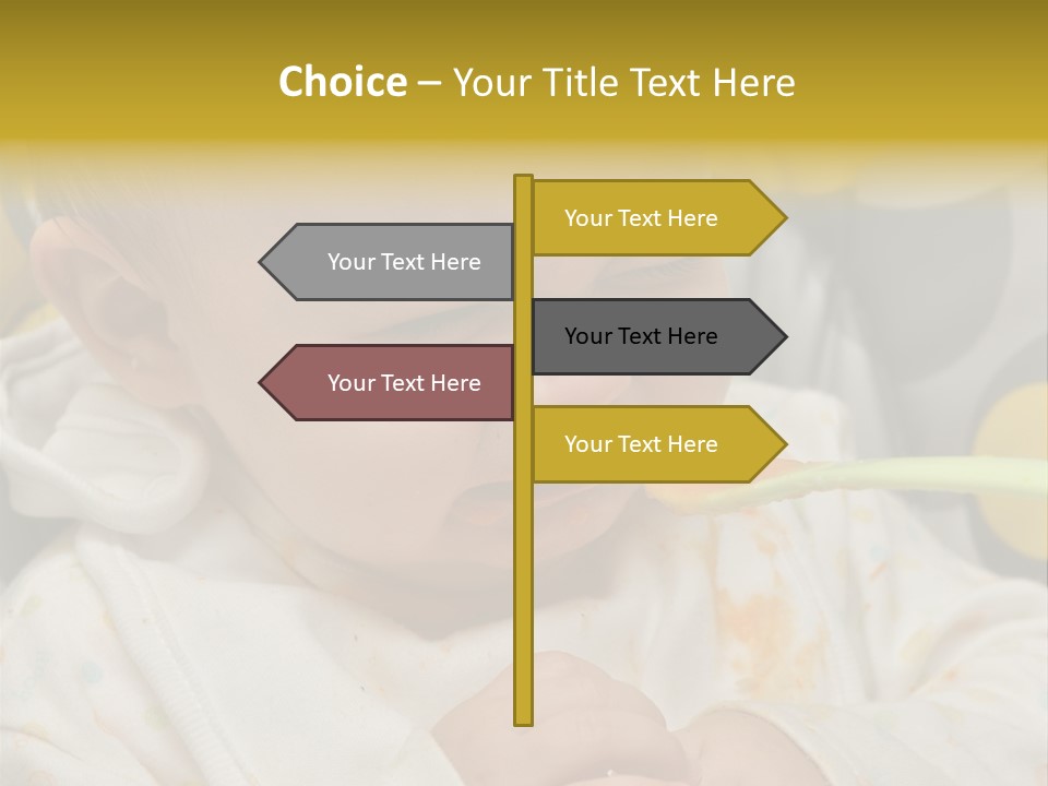 Sweet Potatoe Chips Donut PowerPoint Template