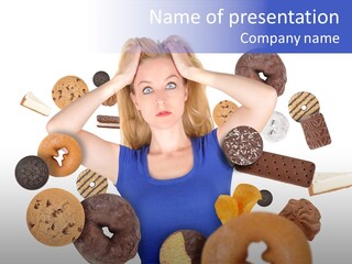 Thin Dieting Junk PowerPoint Template