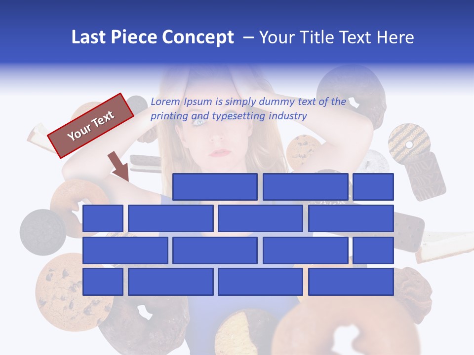 Thin Dieting Junk PowerPoint Template