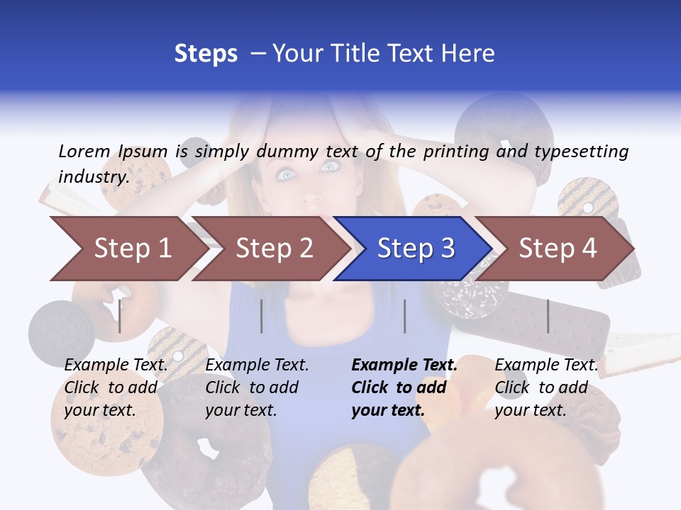 Thin Dieting Junk PowerPoint Template
