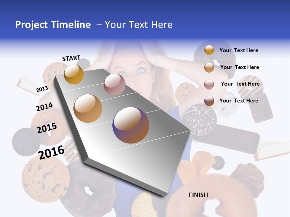 Thin Dieting Junk PowerPoint Template