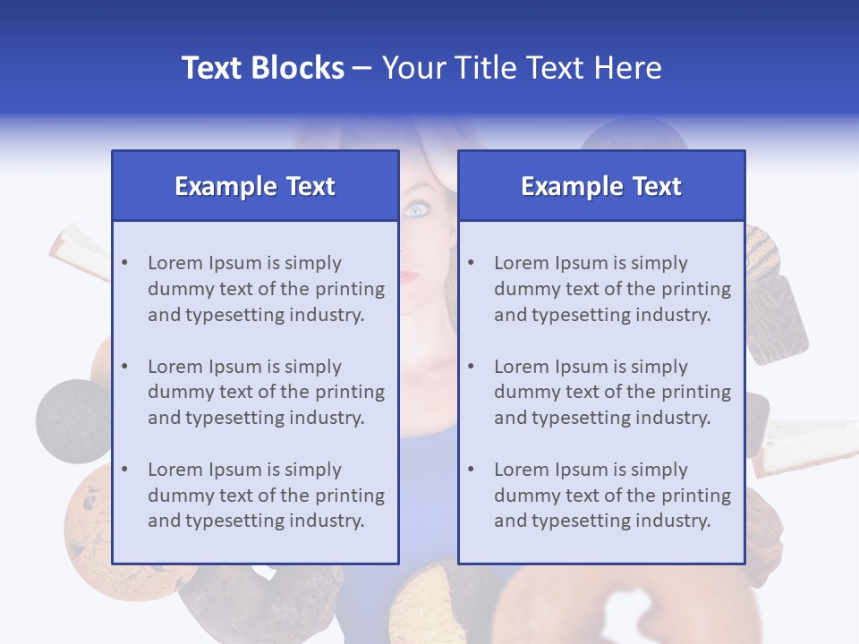 Thin Dieting Junk PowerPoint Template