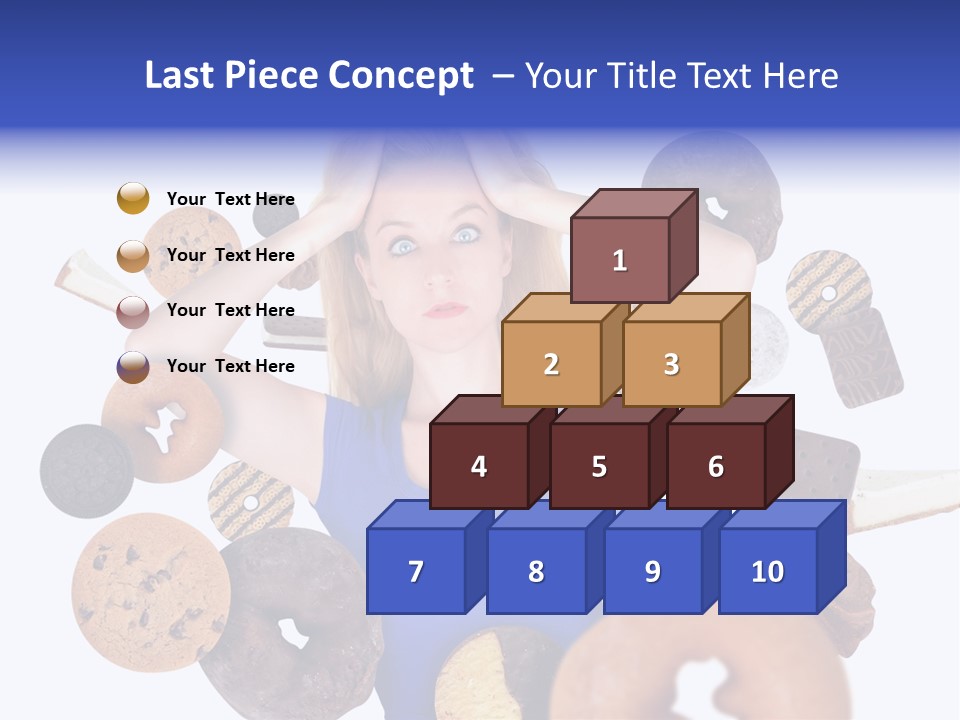 Thin Dieting Junk PowerPoint Template