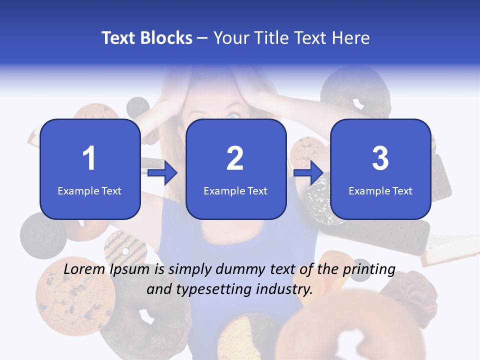 Thin Dieting Junk PowerPoint Template