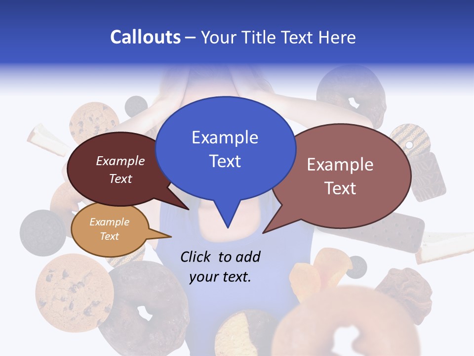 Thin Dieting Junk PowerPoint Template