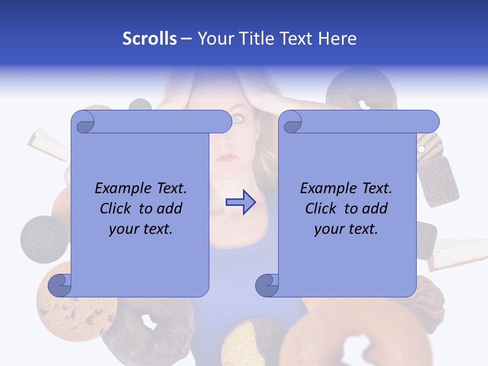 Thin Dieting Junk PowerPoint Template