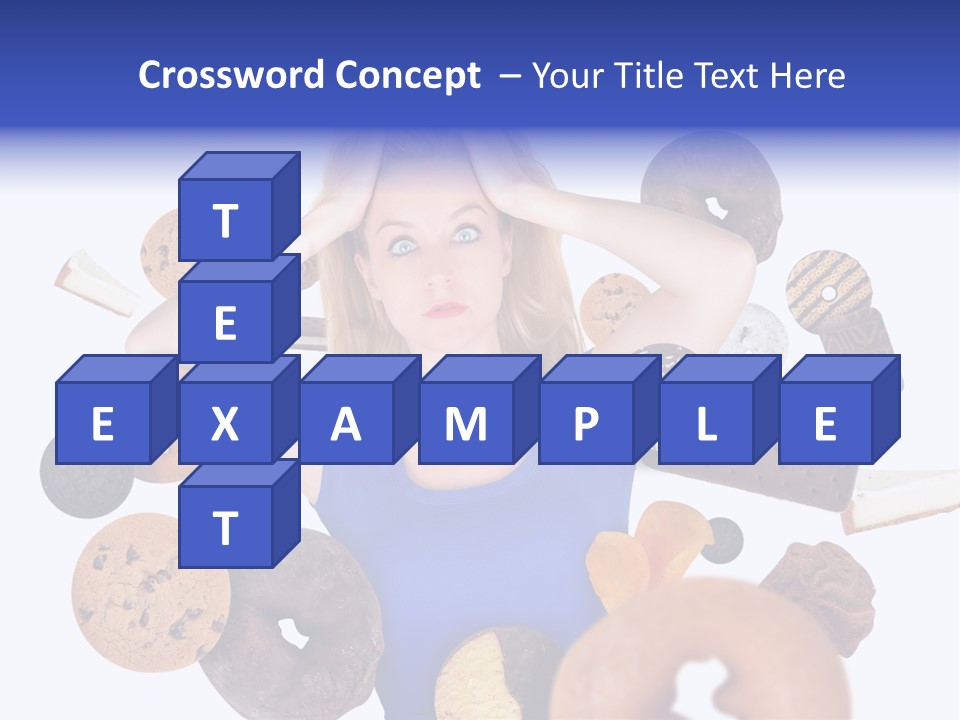 Thin Dieting Junk PowerPoint Template