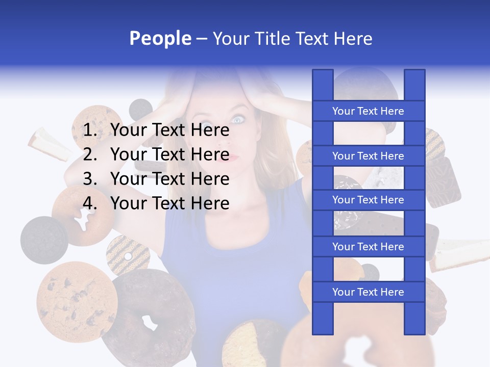 Thin Dieting Junk PowerPoint Template