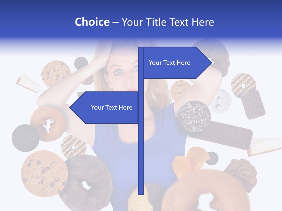 Thin Dieting Junk PowerPoint Template