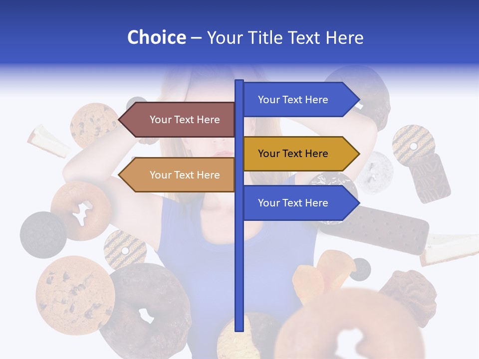 Thin Dieting Junk PowerPoint Template