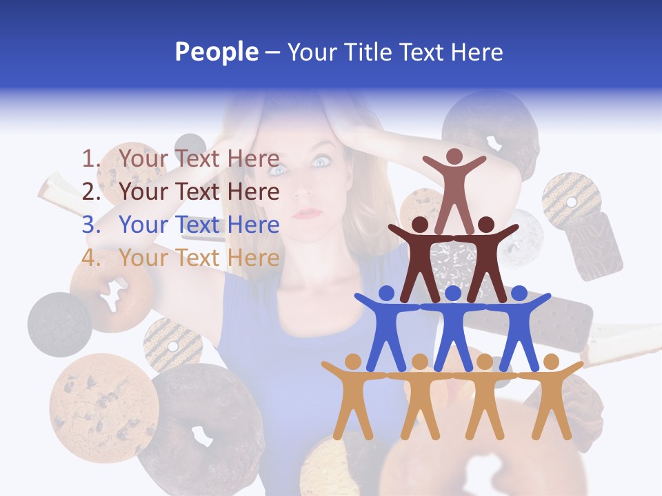 Thin Dieting Junk PowerPoint Template