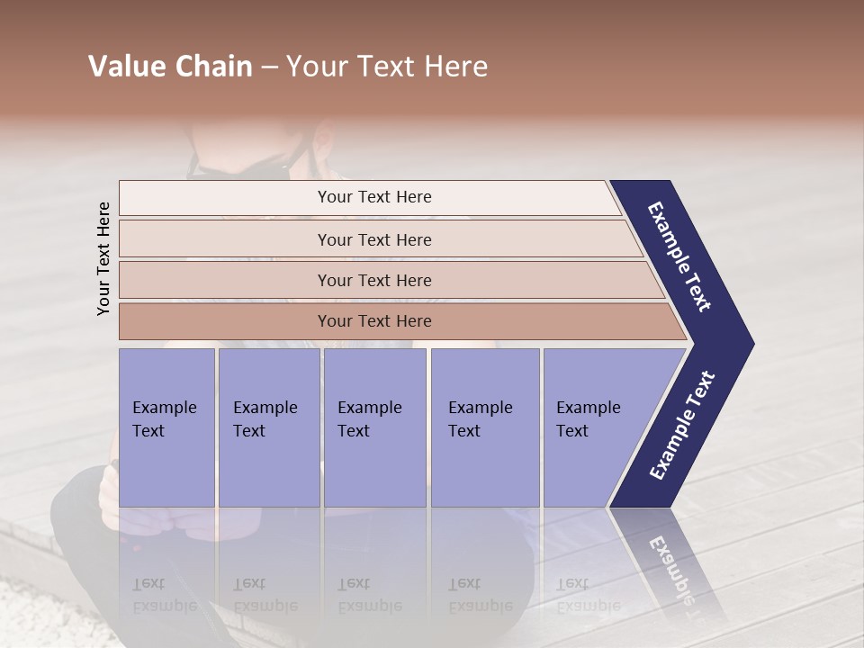 Posing Lifestyle Action PowerPoint Template