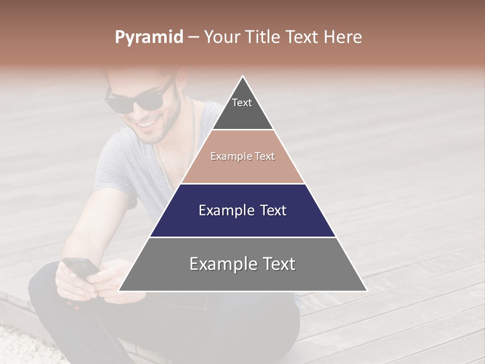 Posing Lifestyle Action PowerPoint Template