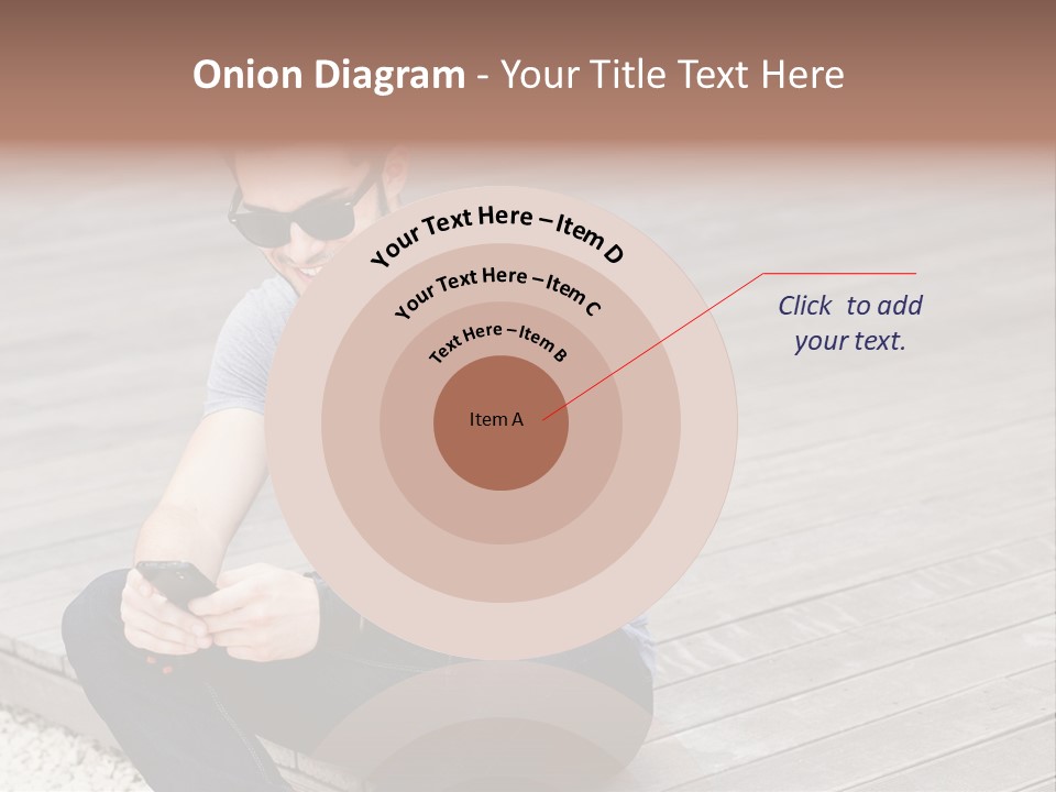 Posing Lifestyle Action PowerPoint Template