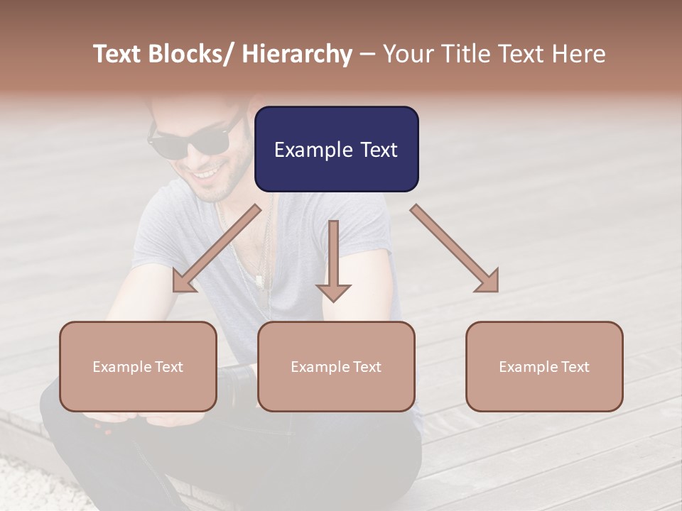 Posing Lifestyle Action PowerPoint Template