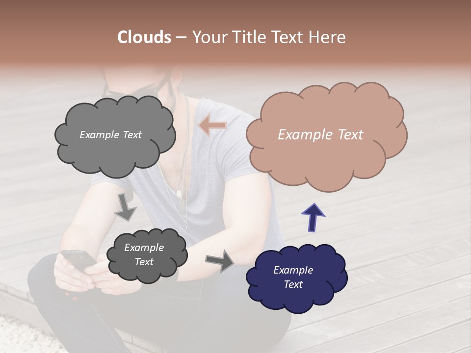 Posing Lifestyle Action PowerPoint Template