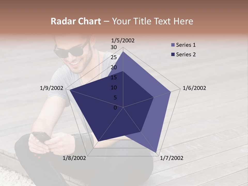 Posing Lifestyle Action PowerPoint Template