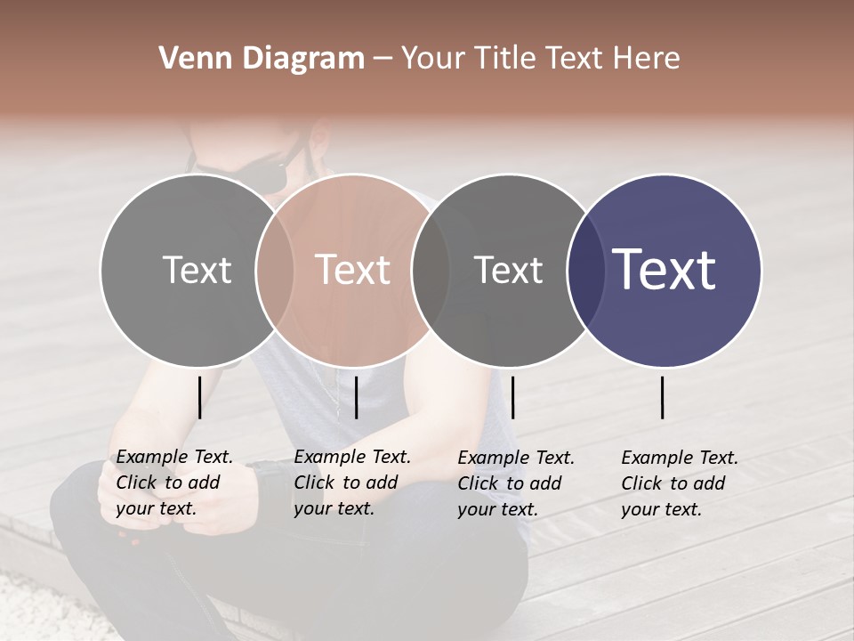 Posing Lifestyle Action PowerPoint Template