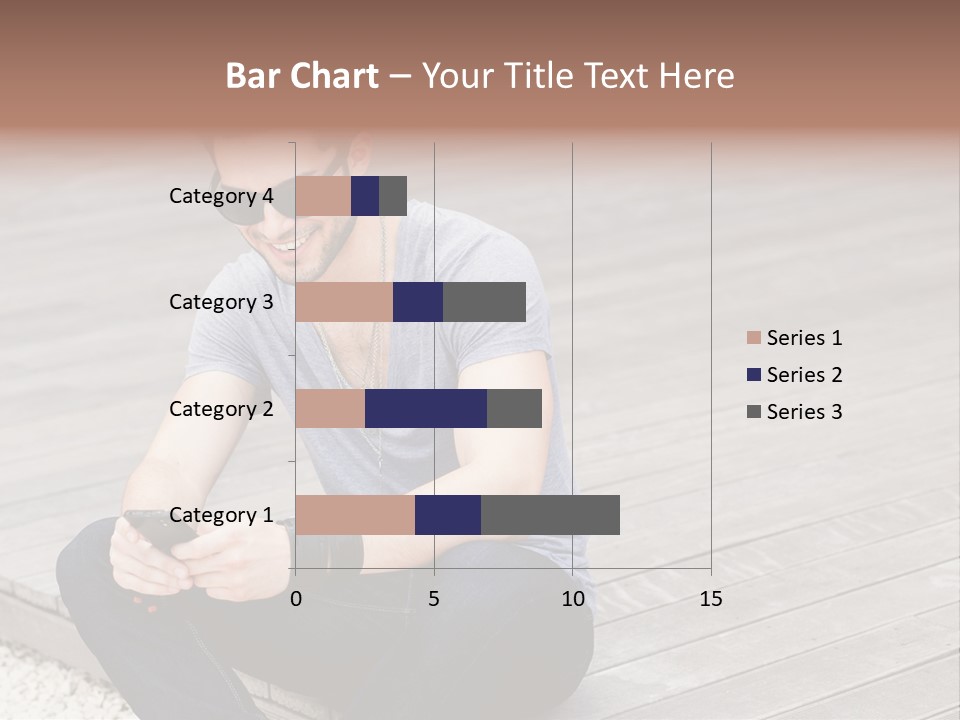 Posing Lifestyle Action PowerPoint Template