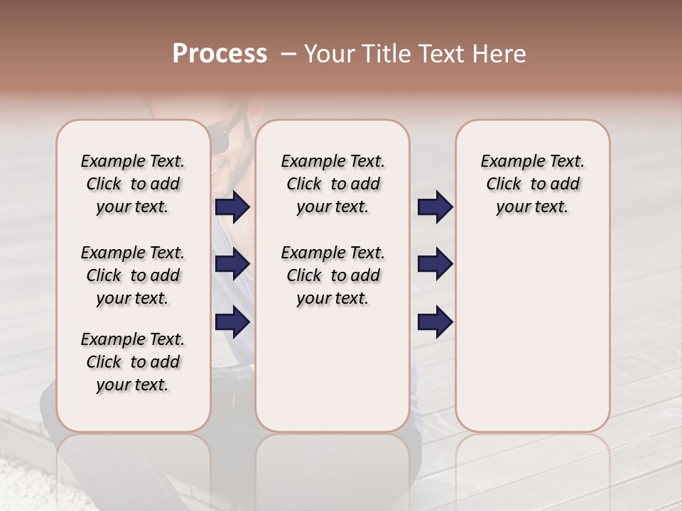Posing Lifestyle Action PowerPoint Template
