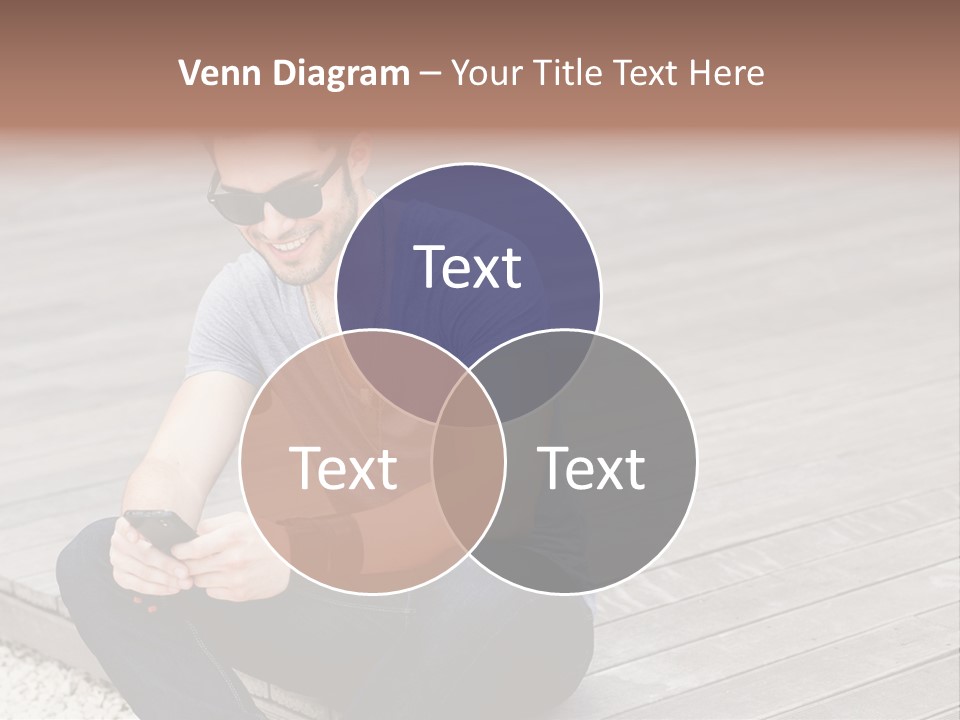Posing Lifestyle Action PowerPoint Template
