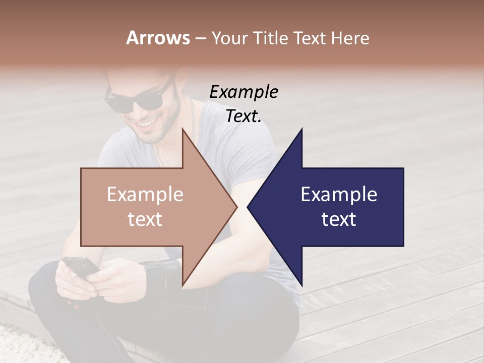Posing Lifestyle Action PowerPoint Template