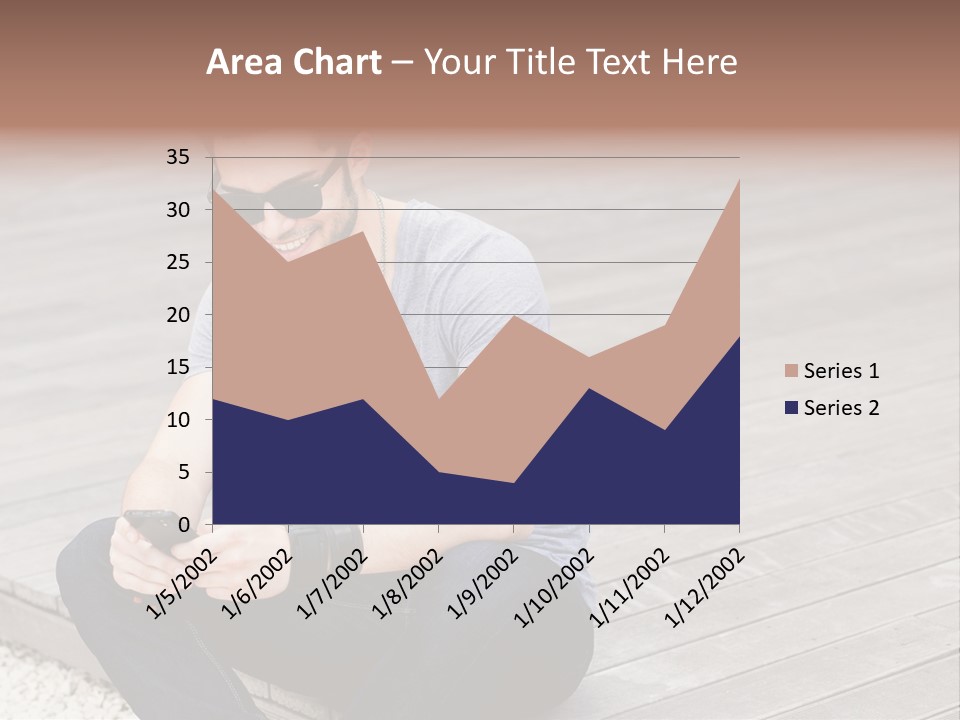 Posing Lifestyle Action PowerPoint Template