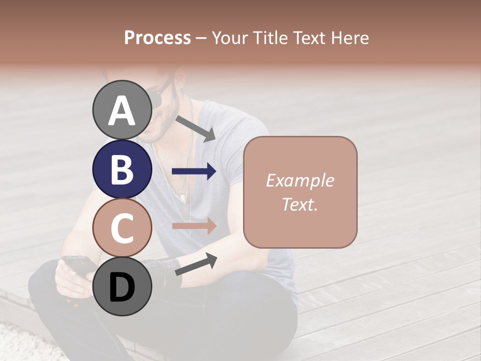 Posing Lifestyle Action PowerPoint Template