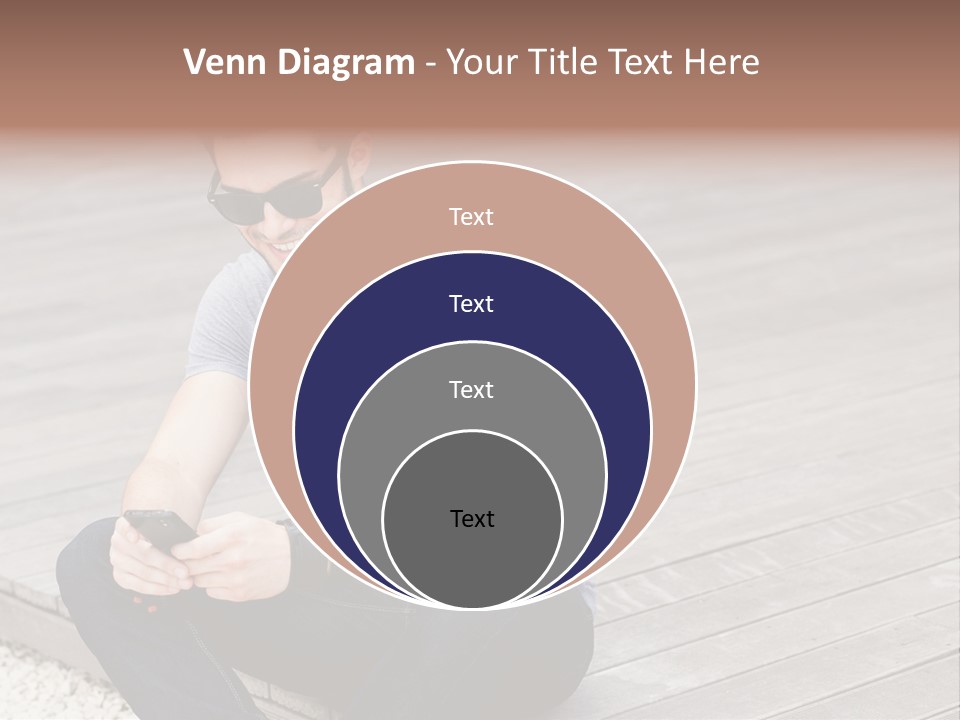 Posing Lifestyle Action PowerPoint Template