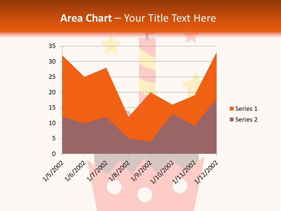 Announcement Baby Vintage PowerPoint Template