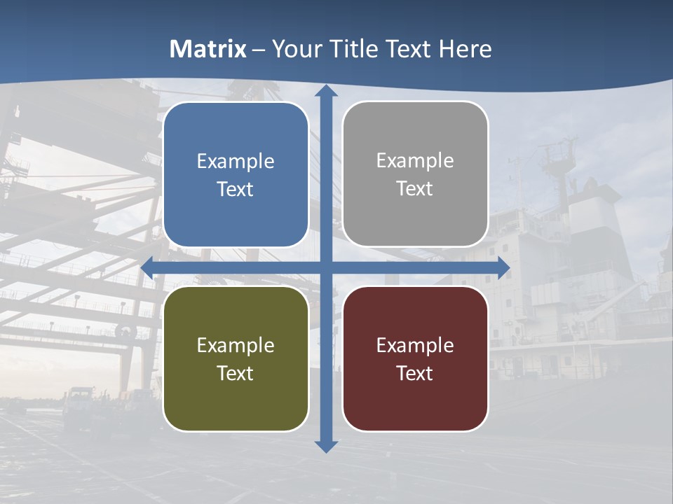 Modern Freight Export PowerPoint Template