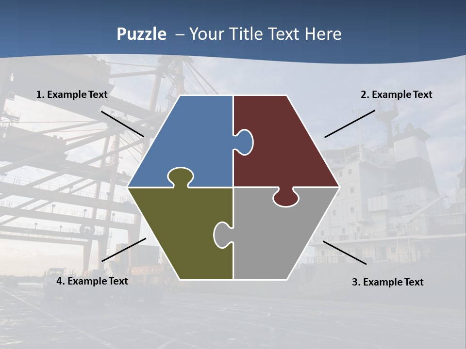 Modern Freight Export PowerPoint Template