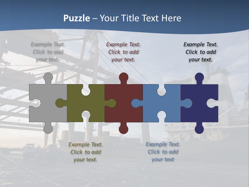 Modern Freight Export PowerPoint Template