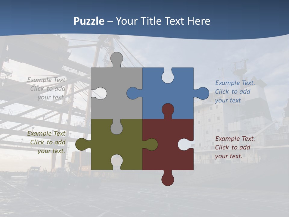 Modern Freight Export PowerPoint Template