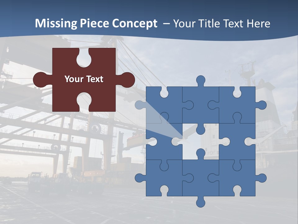 Modern Freight Export PowerPoint Template