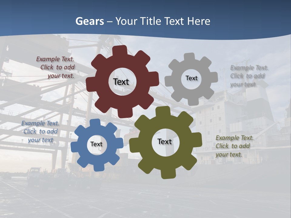 Modern Freight Export PowerPoint Template