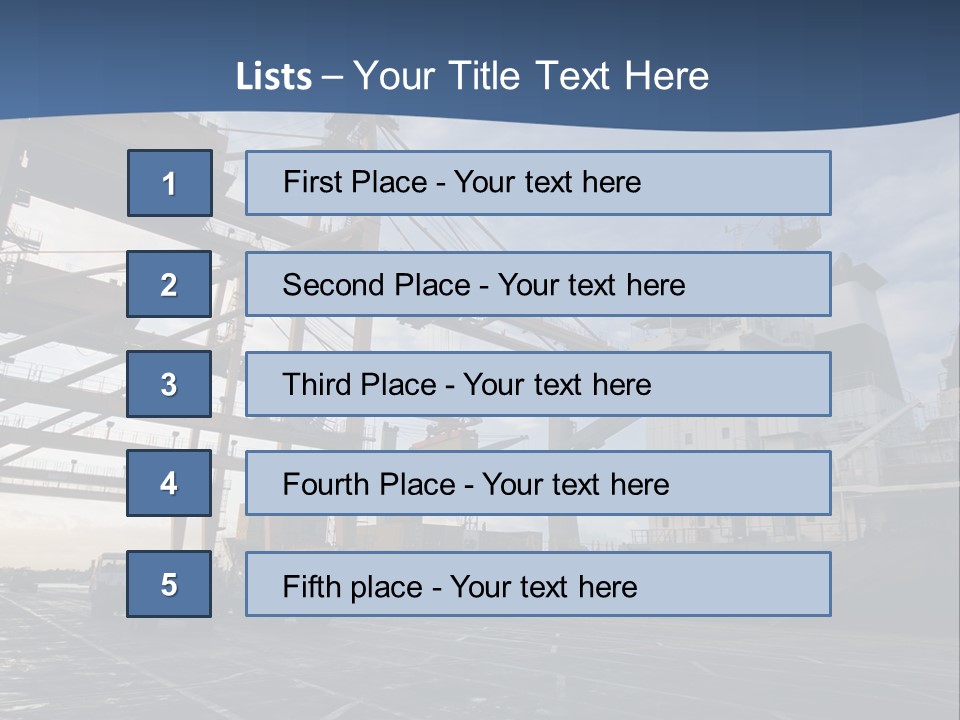 Modern Freight Export PowerPoint Template