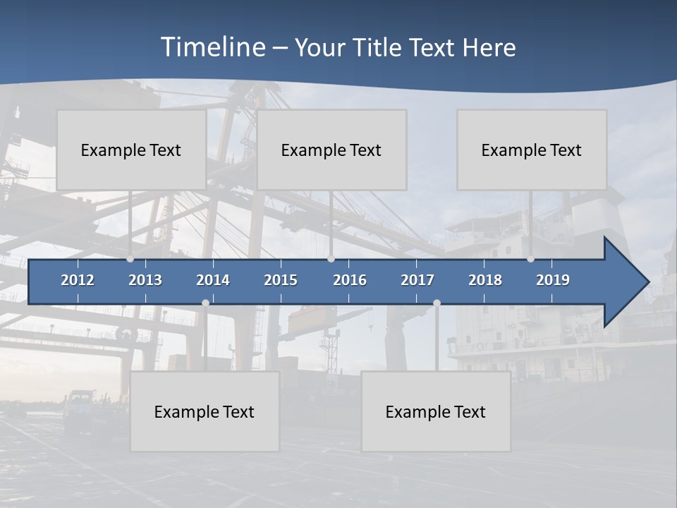 Modern Freight Export PowerPoint Template