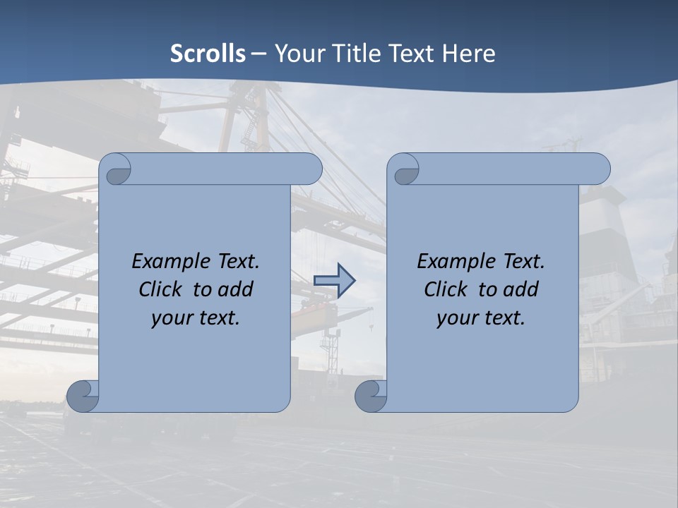 Modern Freight Export PowerPoint Template