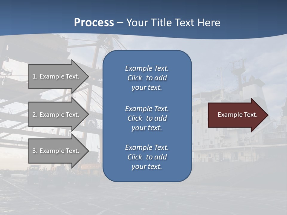 Modern Freight Export PowerPoint Template