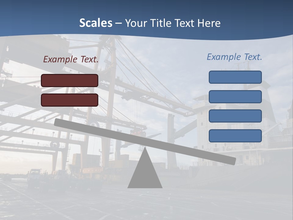 Modern Freight Export PowerPoint Template