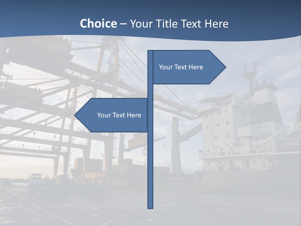 Modern Freight Export PowerPoint Template