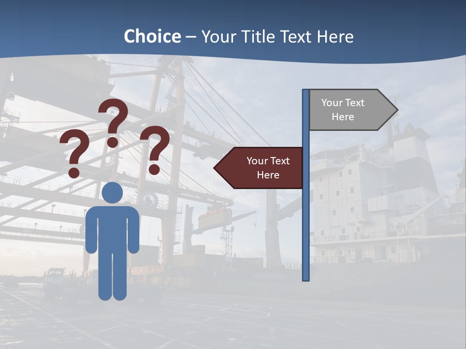 Modern Freight Export PowerPoint Template