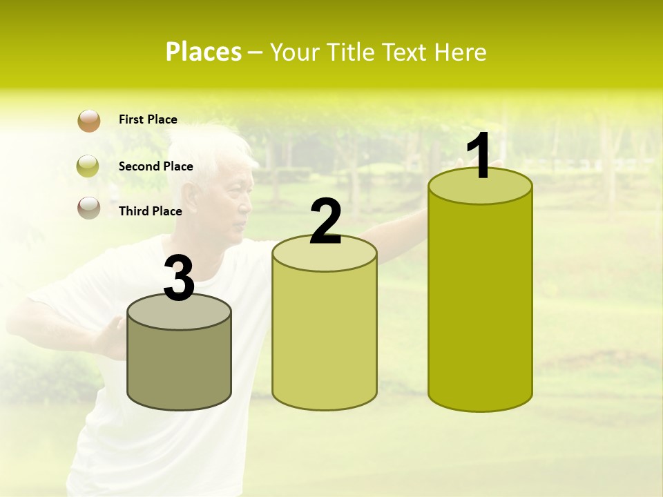 Old Retirement Portrait PowerPoint Template