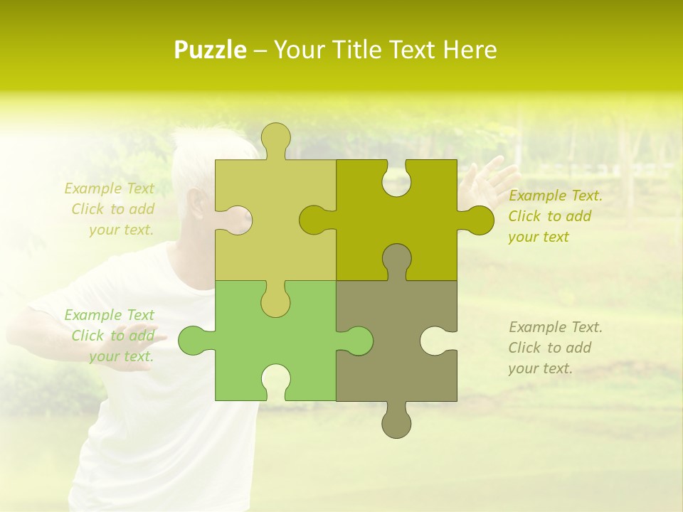 Old Retirement Portrait PowerPoint Template