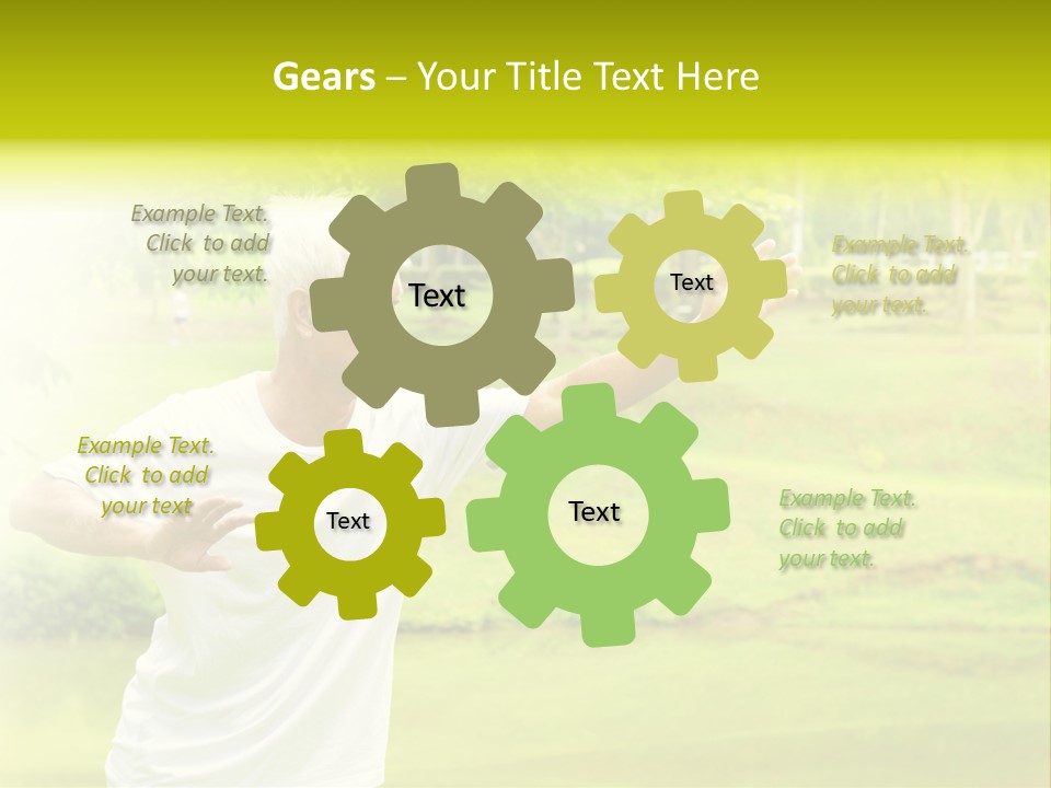 Old Retirement Portrait PowerPoint Template