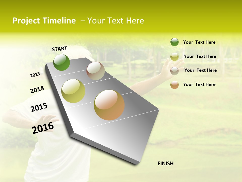 Old Retirement Portrait PowerPoint Template