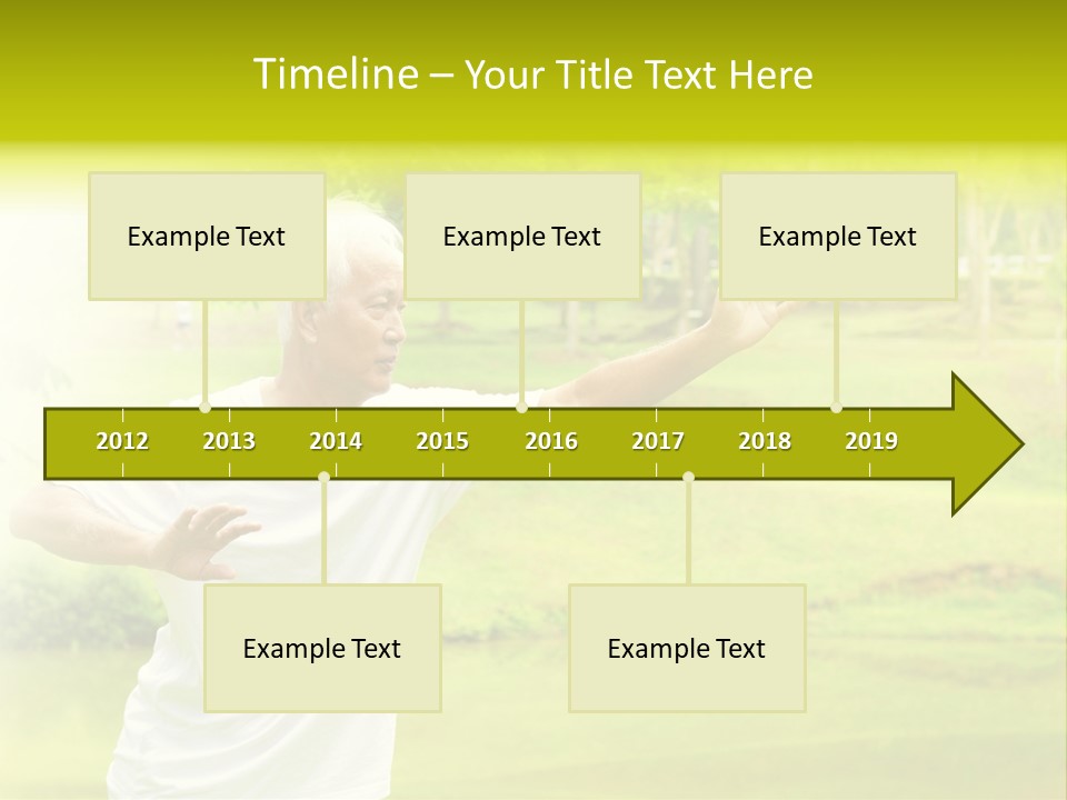 Old Retirement Portrait PowerPoint Template