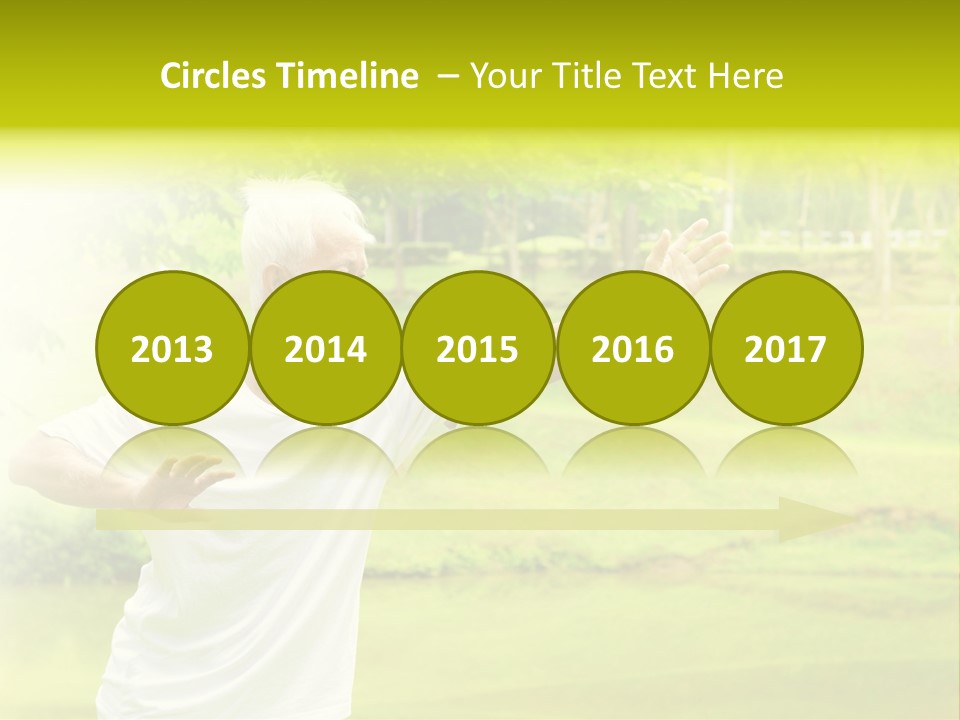 Old Retirement Portrait PowerPoint Template